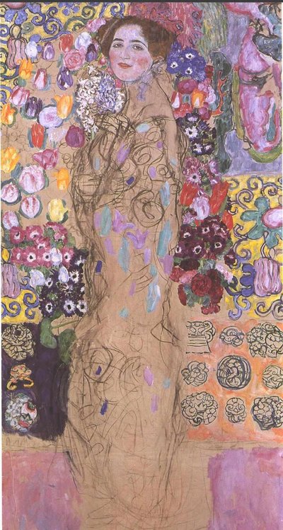 Portrait de Maria Munk - Gustav Klimt